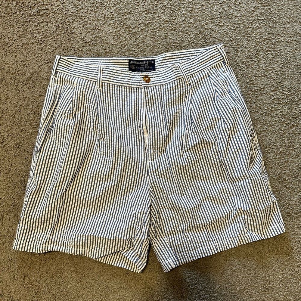 Abercrombie & Fitch Women's Y2K Striped Short
